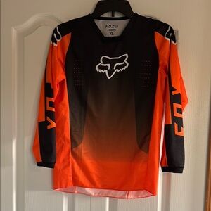 Fox Black and Orange Performance Jersey